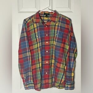 LAUREN RALPH LAUREN Women's Multicolor Flannel Shirt